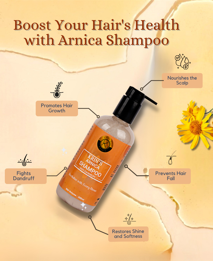 Arnica Wash Shampoo - Enhances Scalp Health and Promotes Hair Growth – 300 ml