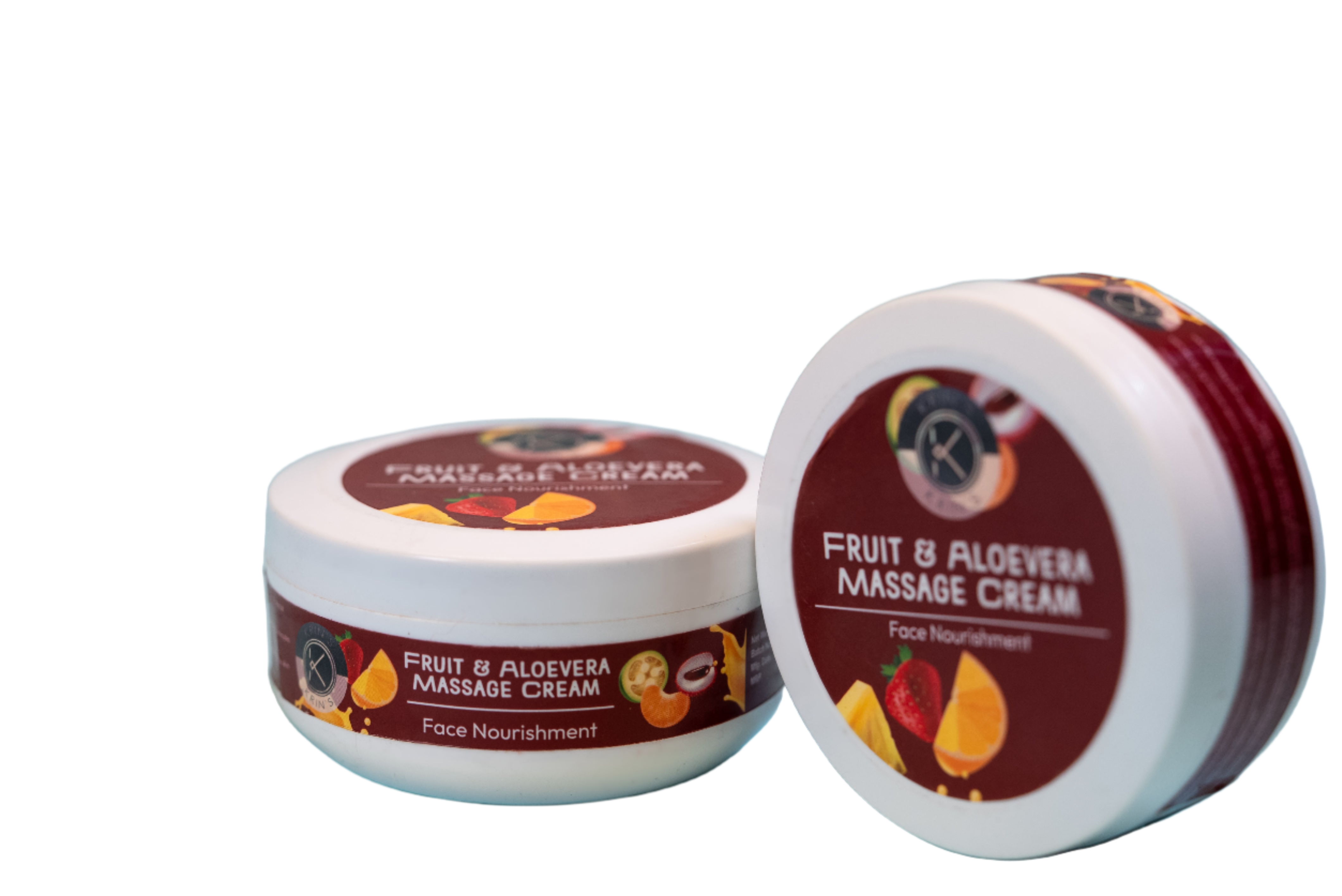 Fruit and Aloevera Massage Cream – Hydrating Massage Cream with Fruit Extracts & Aloevera for Sensitive Skin Relief – 203g