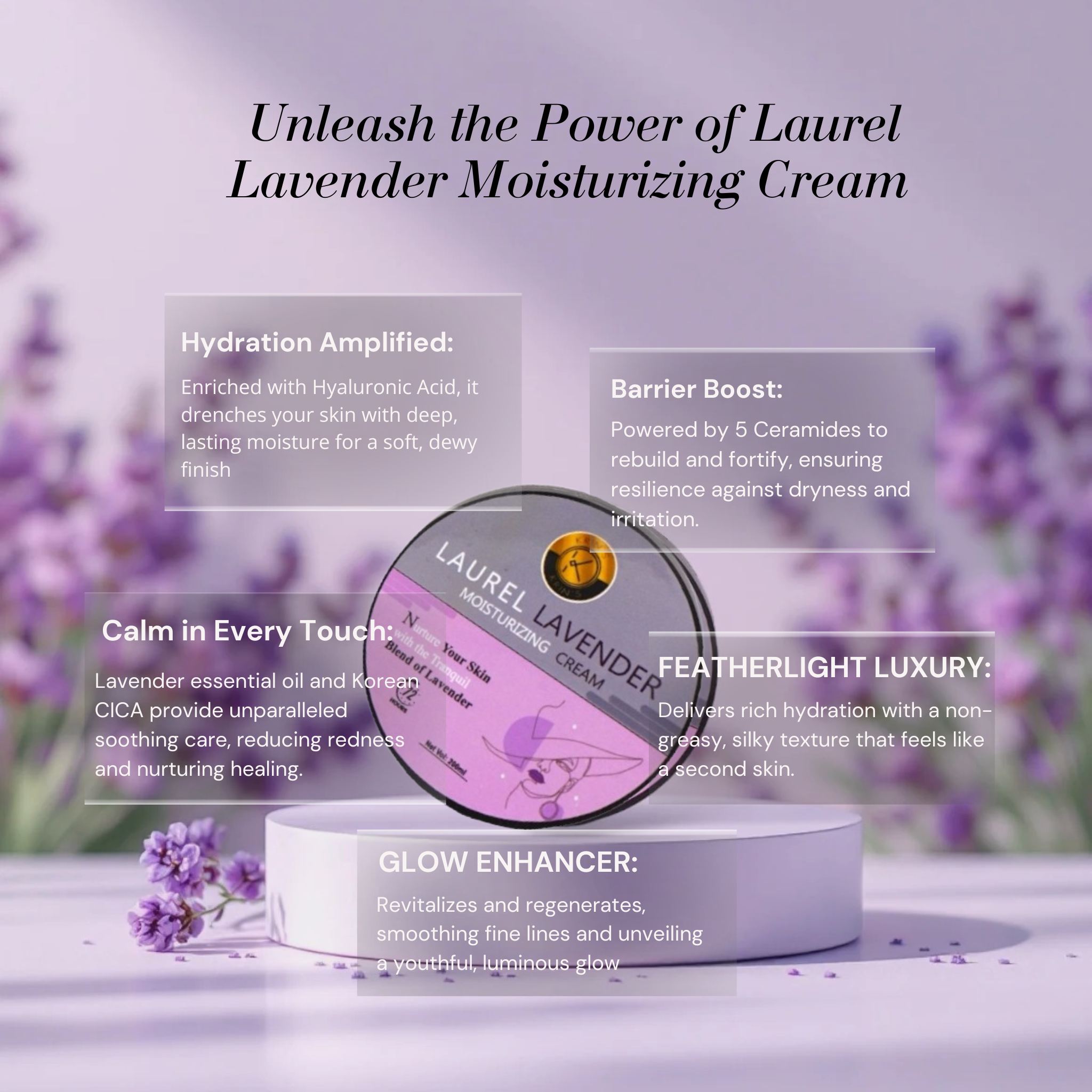 Laurel Lavender Moisturizing Cream