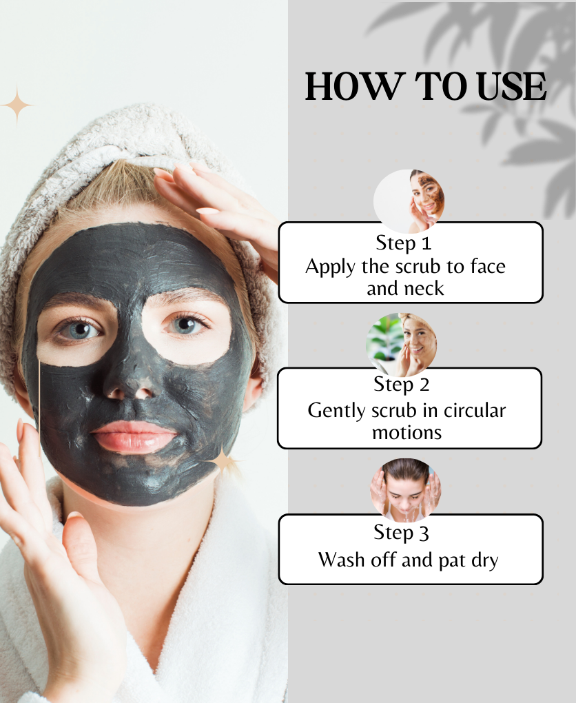 Activated Charcoal Face Scrub