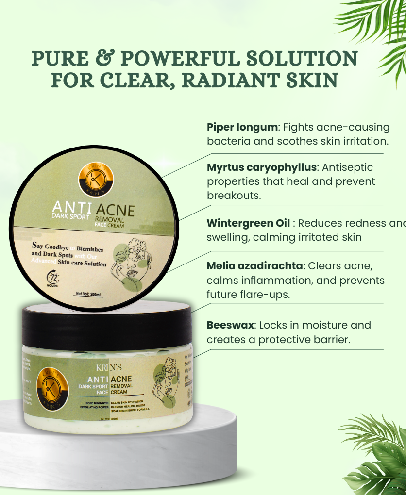 Anti Acne Dark Spots Removal Face Cream