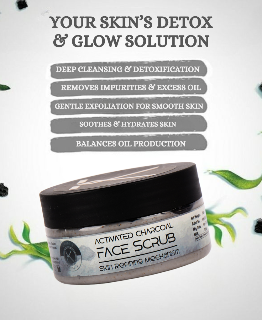 Activated Charcoal Face Scrub