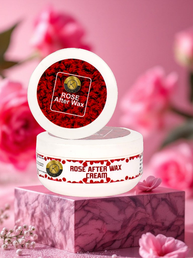 Rose After Wax Cream – Soothing After Wax Cream with Rose Extracts to Calm Irritated Skin Post-Waxing – 209g