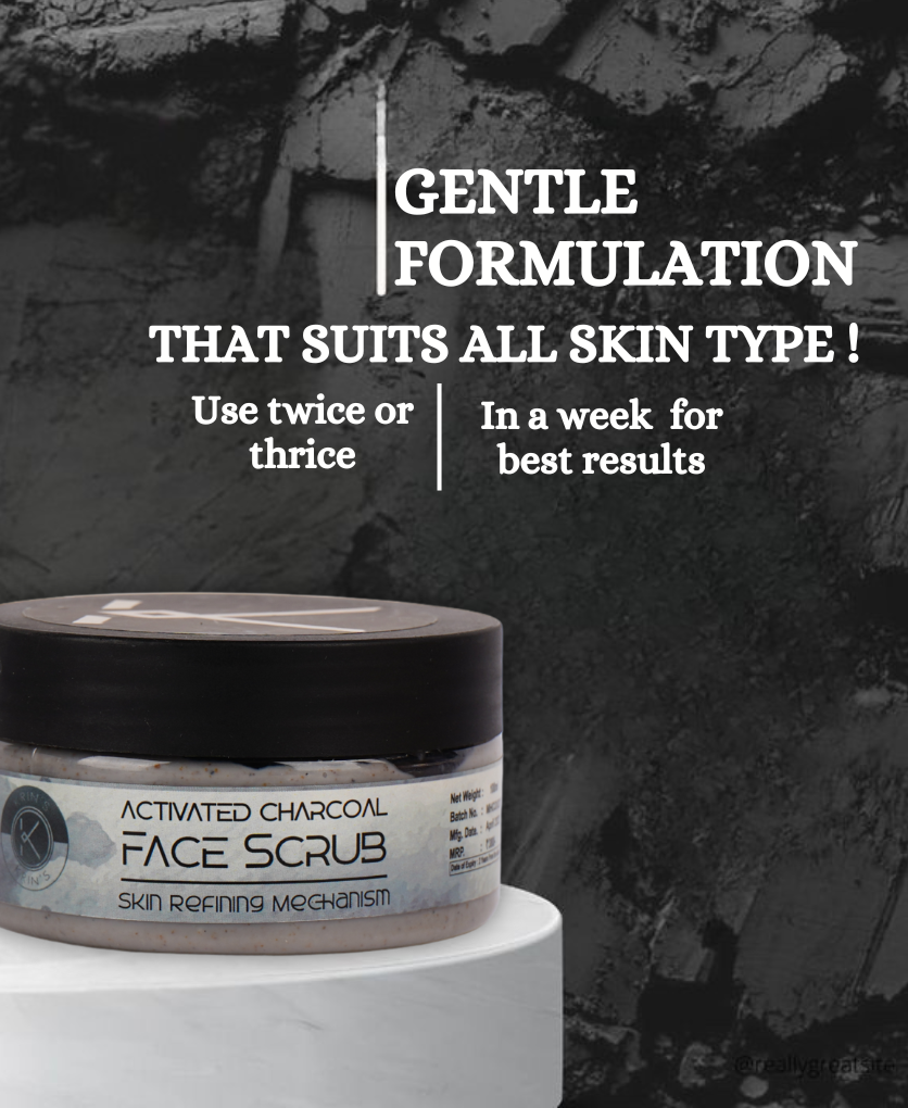 Activated Charcoal Face Scrub