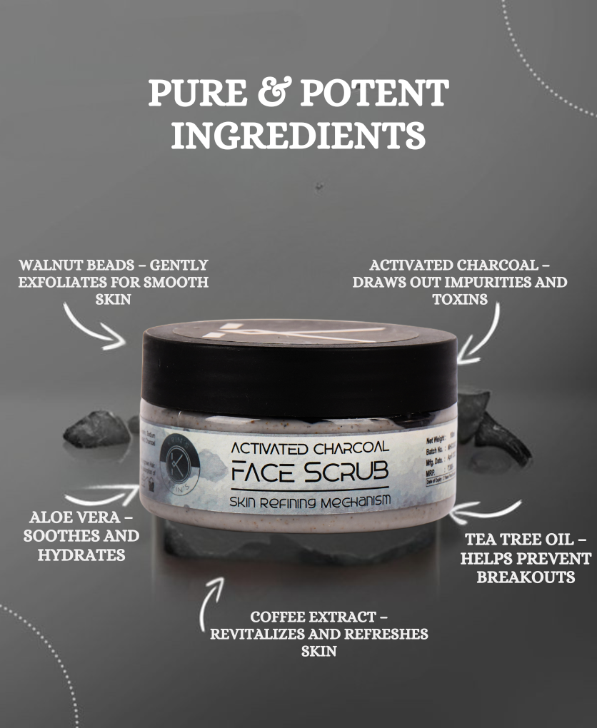 Activated Charcoal Face Scrub