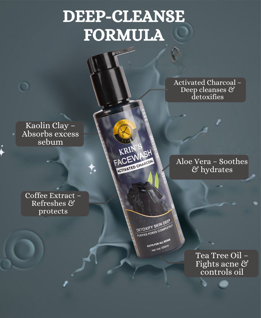 Activated Charcoal Face Wash