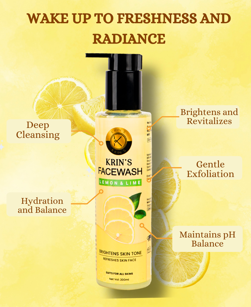Lemon and Lime Facewash