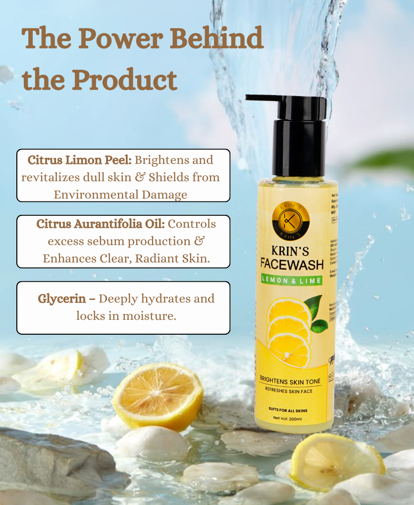 Lemon and Lime Facewash